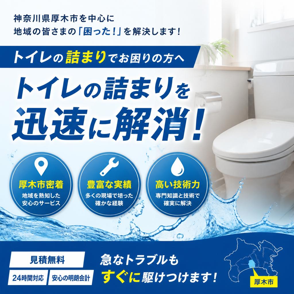 信頼の厚木市の水道修理業者
