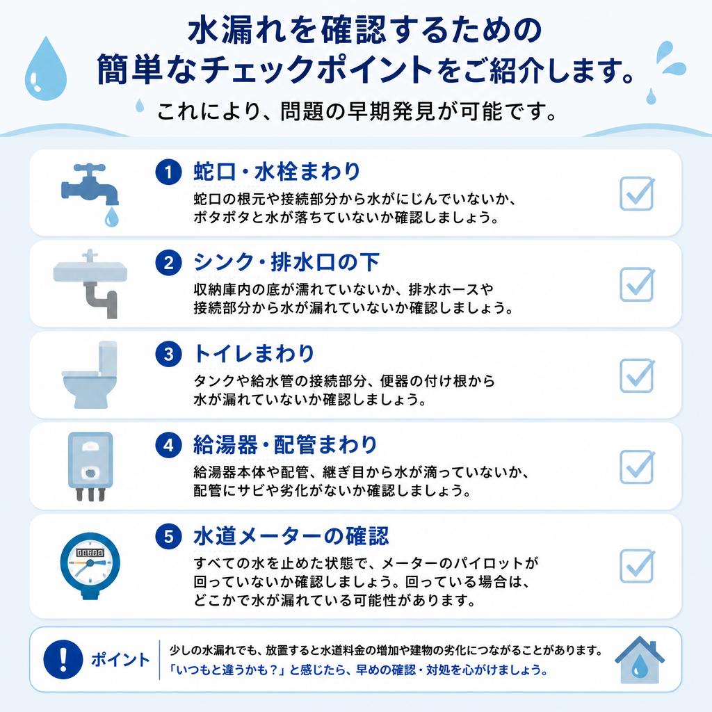 トラブル発生時のチェックポイント