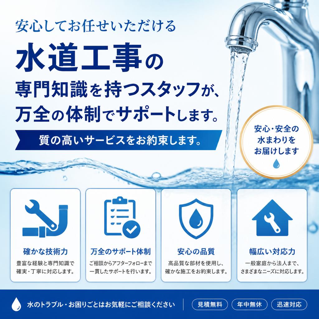 水道工事の専門知識