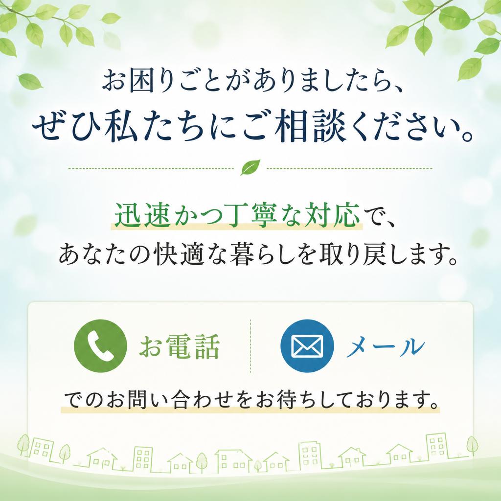 今すぐお問い合わせを！