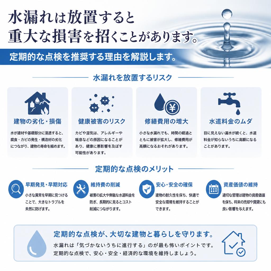 4. 水漏れ点検の重要性